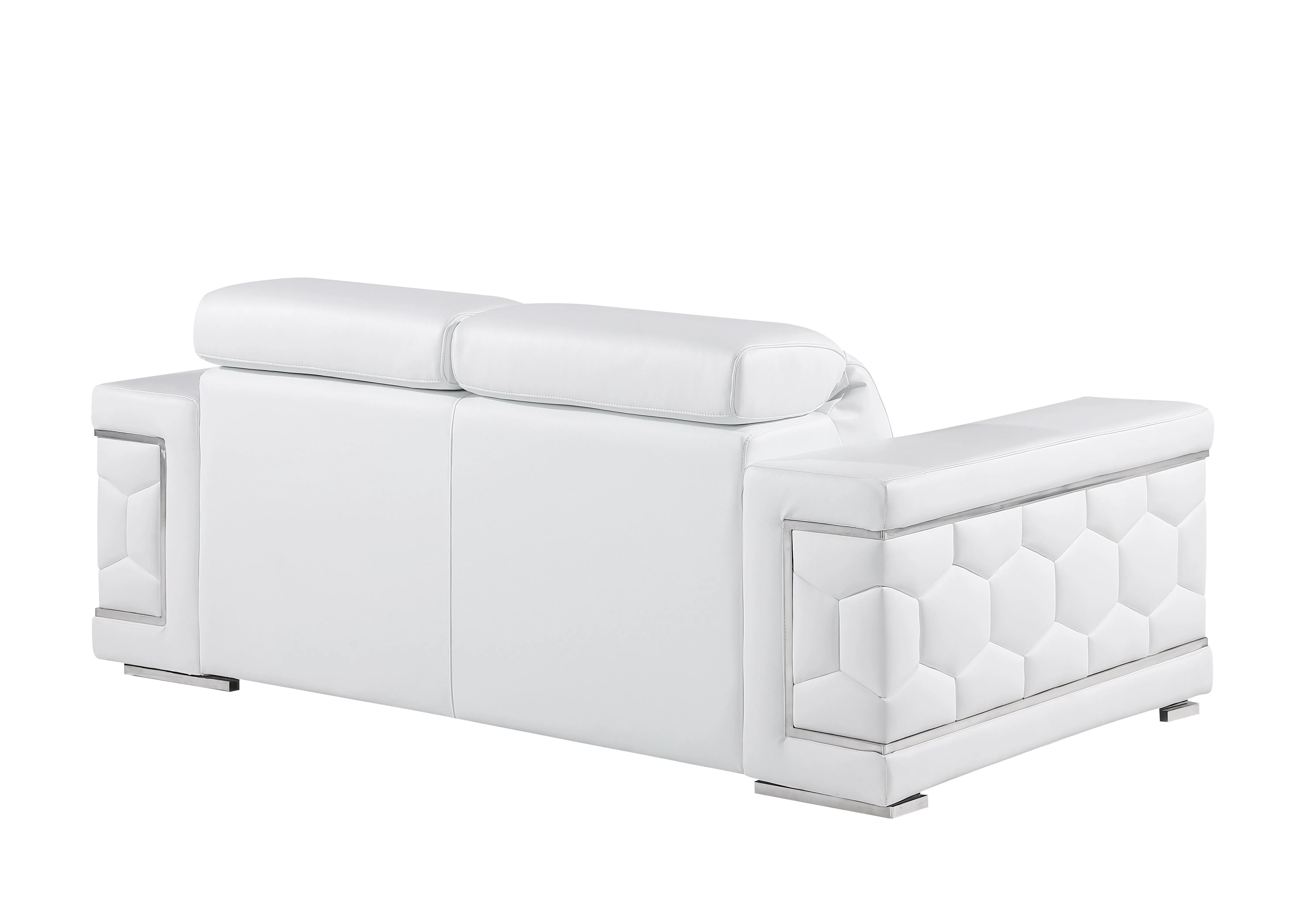 296 - Genuine Leather Loveseat